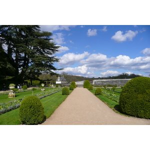 รูปถ่าย ฝรั่งเศส(France) ปราสาทเชอนงโซ(Chenonceau Castle) สวนปราสาทเชอนงโซ(Gardens of Chenonceau) 2008-04 61