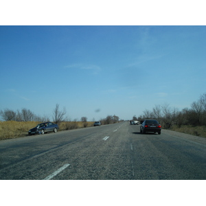รูปถ่าย คาซัคสถาน(Kazakhstan) ถนนจากอัลมาตีไปหุบผาชารึน(Almaty to Charyn Canyon road) 2007-03 52