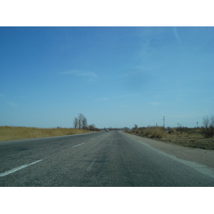 รูปถ่าย คาซัคสถาน(Kazakhstan) ถนนจากอัลมาตีไปหุบผาชารึน(Almaty to Charyn Canyon road) 2007-03 28
