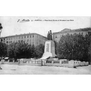 รูปถ่าย ฝรั่งเศส(France) คอร์สิคา(Corsica) โปสการ์ดเก่า(Old Postcards) บาสเทีย(Bastia) 1900-01 101