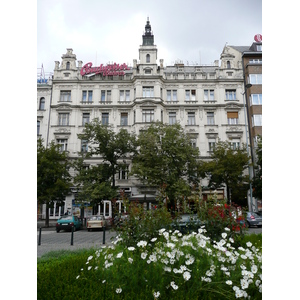 รูปถ่าย สาธารณรัฐเช็ก(Czech Republic) ปราก(Prague) จัตุรัสเวนเซสลาส(Vaclavske namesti) 2007-07 23