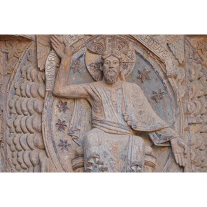 รูปถ่าย ฝรั่งเศส(France) กงก์(Conques) โบสถ์แซ็งต์-ฟัว เดอ กงก์(Abbatiale Sainte-Foy de Conques) 2018-04 7