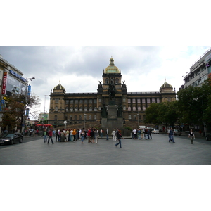 รูปถ่าย สาธารณรัฐเช็ก(Czech Republic) ปราก(Prague) จัตุรัสเวนเซสลาส(Vaclavske namesti) 2007-07 27