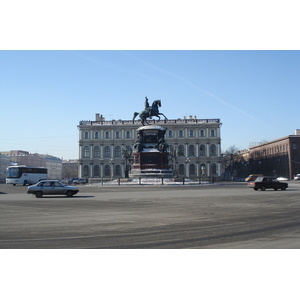 รูปถ่าย รัสเซีย(Russia) เซนต์ปีเตอร์สเบิร์ก(St Petersburg) จัตุรัสเซนต์ไอแซก(St Isaac's Square) 2006-03 17