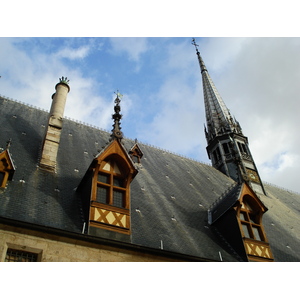 รูปถ่าย ฝรั่งเศส(France) โบนเนอ(Beaune) โรงพยาบาลเก่าโบน (ออสปิสเดอโบน)(Hospices de Beaune) 2007-01 8