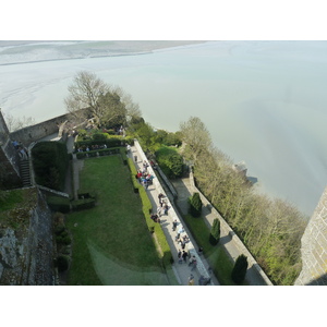 รูปถ่าย ฝรั่งเศส(France) มงแซ็งมีแชล(Mont St Michel) ระเบียงคดแอบบีมงแซ็งมีแชล(Mont St Michel Abbey Cloister) 2010-04 0