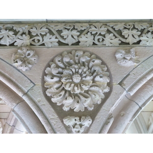 รูปถ่าย ฝรั่งเศส(France) มงแซ็งมีแชล(Mont St Michel) ระเบียงคดแอบบีมงแซ็งมีแชล(Mont St Michel Abbey Cloister) 2010-04 62