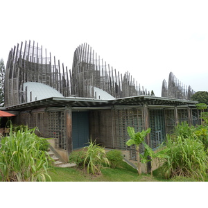 รูปถ่าย นิวแคลิโดเนีย(New Caledonia) ศูนย์วัฒนธรรมฌีบาอู(Tjibaou Cultural Centre) 2010-05 19