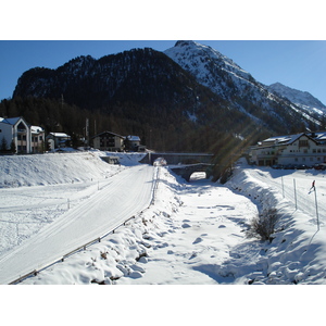 รูปถ่าย สวิสเซอร์แลนด์(Switzerland) ปองเทรซีน่า(Pontresina) 2007-01 71