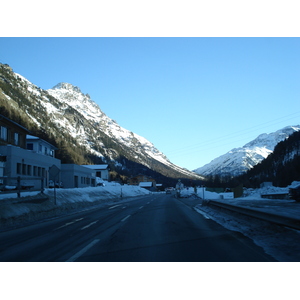 รูปถ่าย สวิสเซอร์แลนด์(Switzerland) จากปอนเตรซีนาไปลาโกเบียนโก(From Pontresina to Lago Bianco) 2007-01 29