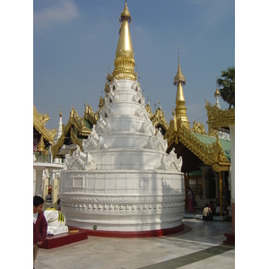 รูปถ่าย พม่า(Myanmar) ย่างกุ้ง(Yangon) พระมหาเจดีย์ชเวกากอง(Shwedagon Pagoda) 2005-01 20