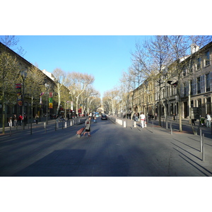 รูปถ่าย ฝรั่งเศส(France) แอ็กซ์-อ็อง-โพรว็องส์(Aix en Provence) ถนนมีราโบ(Cours Mirabeau) 2008-04 25
