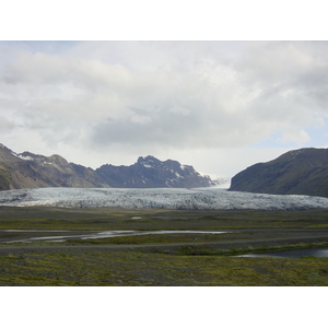 รูปถ่าย ไอซ์แลนด์(Iceland) สกาตาเฟลส์โจกูล(Skaftafellsjokull) 2003-06 29
