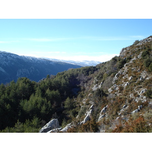 รูปถ่าย ฝรั่งเศส(France) ถนนจากกูร์เซกูลไปเกรโอลีแยร์-เล-เนจ(Coursegoule to Greolieres les neiges road) 2007-01 37