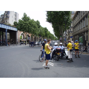 รูปถ่าย ฝรั่งเศส(France) ปารีส(Paris) เล่นสเก็ตในปารีส(Randonnee Roller et Coquillages) 2007-07 19