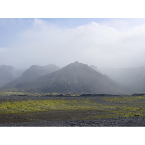 รูปถ่าย ไอซ์แลนด์(Iceland) สกาตาเฟลส์โจกูล(Skaftafellsjokull) 2003-06 25