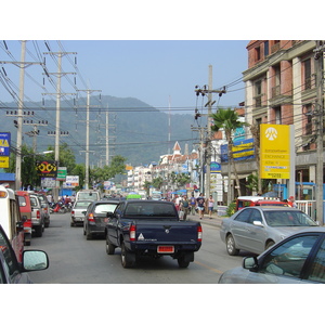 รูปถ่าย ไทย(Thailand) ภูเก็ต(Phuket) ป่าตอง(Patong) ถนนสาย 2(2nd Road) 2005-12 2