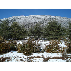 รูปถ่าย ฝรั่งเศส(France) ถนนจากกูร์เซกูลไปเกรโอลีแยร์-เล-เนจ(Coursegoule to Greolieres les neiges road) 2007-01 93