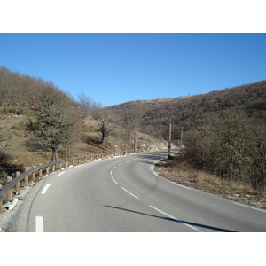 รูปถ่าย ฝรั่งเศส(France) เฟรนช์ริวิเอรา(French Riviera) ถนนจากว็องส์ไปกูร์เซอกูล(Vence to Coursegoule road) 2007-01 18