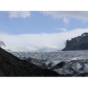 รูปถ่าย ไอซ์แลนด์(Iceland) สกาตาเฟลส์โจกูล(Skaftafellsjokull) 2003-06 27