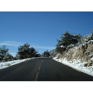 รูปถ่าย ฝรั่งเศส(France) ถนนจากกูร์เซกูลไปเกรโอลีแยร์-เล-เนจ(Coursegoule to Greolieres les neiges road) 2007-01 72