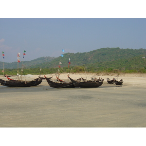 รูปถ่าย พม่า(Myanmar) หาดหม่องมะกัน(Maungmagan beach) 2005-01 10