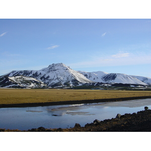 รูปถ่าย ไอซ์แลนด์(Iceland) ถนนหมายเลข 39 ไปเรคยาวิก(Road 39 to Reykjavik) 2003-03 30
