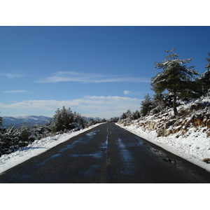 รูปถ่าย ฝรั่งเศส(France) ถนนจากกูร์เซกูลไปเกรโอลีแยร์-เล-เนจ(Coursegoule to Greolieres les neiges road) 2007-01 67