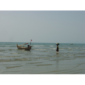 รูปถ่าย พม่า(Myanmar) หาดหม่องมะกัน(Maungmagan beach) 2005-01 13