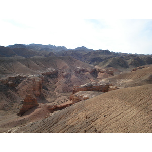 รูปถ่าย คาซัคสถาน(Kazakhstan) หุบผาชารึน(Charyn Canyon) 2007-03 188