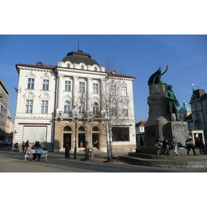 รูปถ่าย สโลวีเนีย(Slovenia) ลีอูบลีอานา(Ljubljana) เมืองเก่า(Historic Centre) 2008-01 86