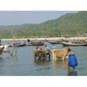 รูปถ่าย พม่า(Myanmar) หาดหม่องมะกัน(Maungmagan beach) 2005-01 59