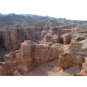 รูปถ่าย คาซัคสถาน(Kazakhstan) หุบผาชารึน(Charyn Canyon) 2007-03 36