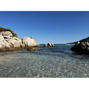รูปถ่าย ฝรั่งเศส(France) คอร์สิคา(Corsica) หาดซันตาจูเลีย(Santa Giulia Beach) 2022-07 28
