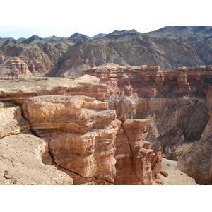 รูปถ่าย คาซัคสถาน(Kazakhstan) หุบผาชารึน(Charyn Canyon) 2007-03 35