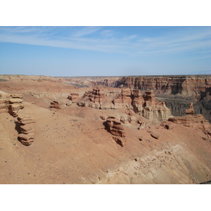 รูปถ่าย คาซัคสถาน(Kazakhstan) หุบผาชารึน(Charyn Canyon) 2007-03 3