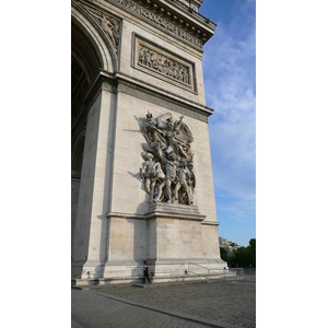 รูปถ่าย ฝรั่งเศส(France) ปารีส(Paris) ประตูชัย(Etoile and Arc de Triomphe) 2007-06 25