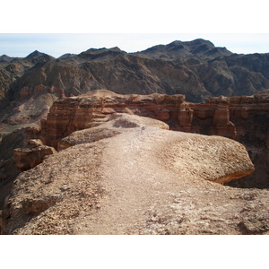 รูปถ่าย คาซัคสถาน(Kazakhstan) หุบผาชารึน(Charyn Canyon) 2007-03 96