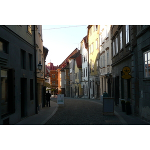 รูปถ่าย สโลวีเนีย(Slovenia) ลีอูบลีอานา(Ljubljana) เมืองเก่า(Historic Centre) 2008-01 25