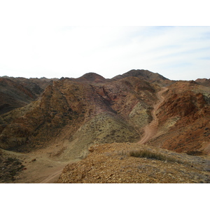 รูปถ่าย คาซัคสถาน(Kazakhstan) หุบผาชารึน(Charyn Canyon) 2007-03 91