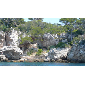 รูปถ่าย ฝรั่งเศส(France) แหลมอ็องตีบ(Cap d'Antibes) อ่าวลาร์ฌ็องโฟ(Anse de l'Argent Faux) 2007-07 16