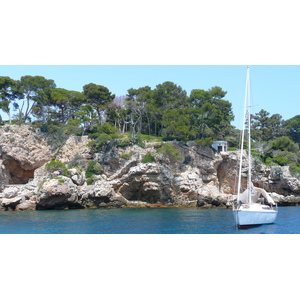 รูปถ่าย ฝรั่งเศส(France) แหลมอ็องตีบ(Cap d'Antibes) อ่าวลาร์ฌ็องโฟ(Anse de l'Argent Faux) 2007-07 18