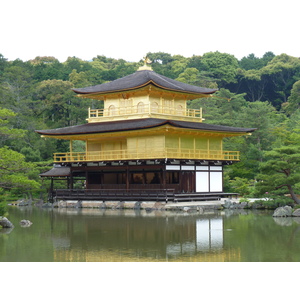 รูปถ่าย ญี่ปุ่น(Japan) เกียวโต(Kyoto) วัดคินกะกุจิ (ศาลาทอง)(Kinkakuji Temple(Golden Pavilion)) 2010-06 11
