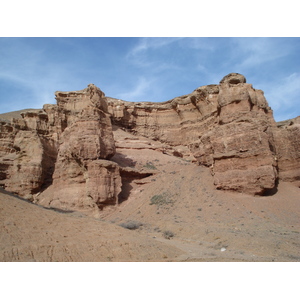 รูปถ่าย คาซัคสถาน(Kazakhstan) หุบผาชารึน(Charyn Canyon) 2007-03 120