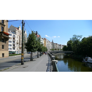 รูปถ่าย สาธารณรัฐเช็ก(Czech Republic) ปราก(Prague) แม่น้ำวัลตาวา(Vltava river) 2007-07 1
