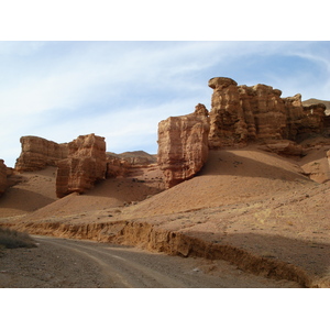 รูปถ่าย คาซัคสถาน(Kazakhstan) หุบผาชารึน(Charyn Canyon) 2007-03 164