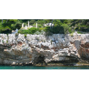 รูปถ่าย ฝรั่งเศส(France) แหลมอ็องตีบ(Cap d'Antibes) อ่าวลาร์ฌ็องโฟ(Anse de l'Argent Faux) 2007-07 24