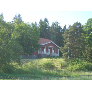 รูปถ่าย สวีเดน(Sweden) ถนนจากซิกทูนาไปอุปซอลา(Sigtuna to Uppsala road) 2005-06 17