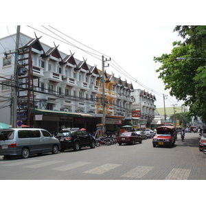 รูปถ่าย ไทย(Thailand) เชียงใหม่(Chiang Mai) ข้างในคุเมืองเชียงใหม่(Inside Canal) ถนนสามล้าน(Sam Lan Road) 2006-04 21