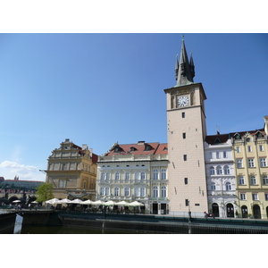 รูปถ่าย สาธารณรัฐเช็ก(Czech Republic) ปราก(Prague) ริมฝั่งสเมตานา(Smetanovo nabr) 2007-07 3